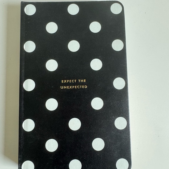 Kate Spade Black and White Polka Dot Pregnancy Journal - Picture 4 of 5
